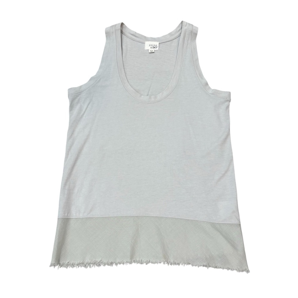Stone & Sky Gray Pima Cotton Modal Tank Top Size XS